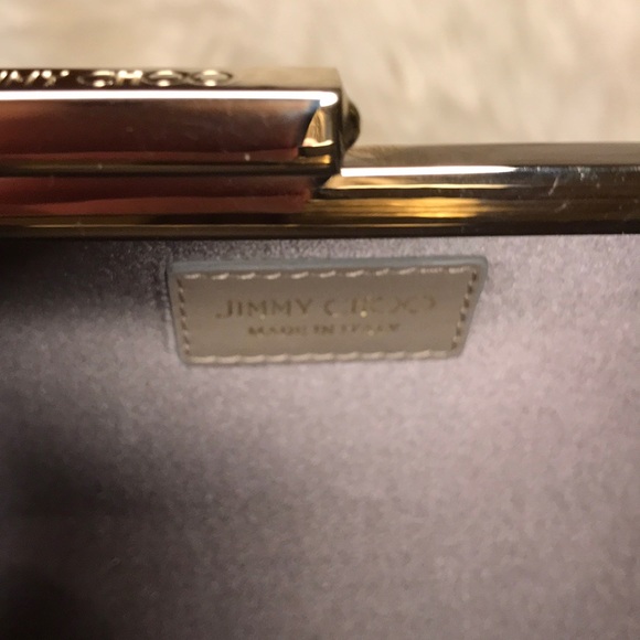 Jimmy Choo Trinket Navy/Silver Clutch - Picture 6 of 16